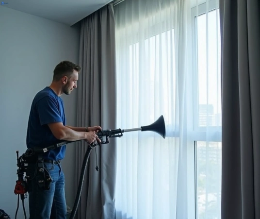 Professional commercial curtain cleaning process equipment Matty Curtain Cleaning wellers-hill